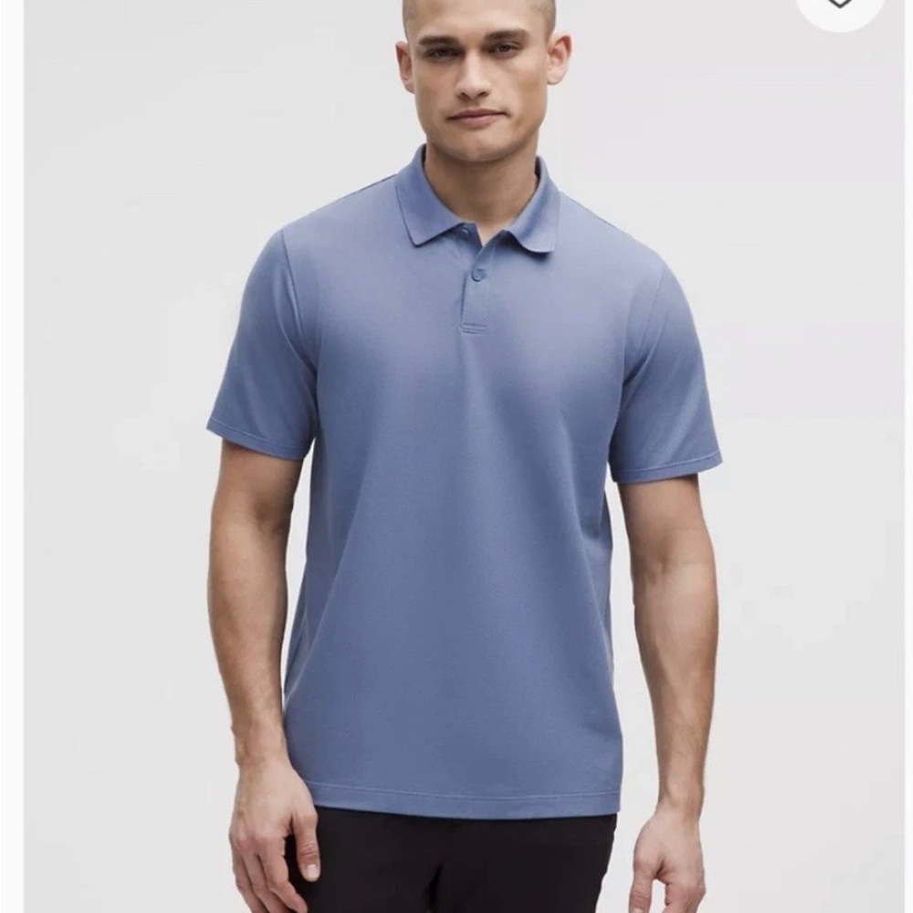 Men's Lululemon Blue Polo Shirt